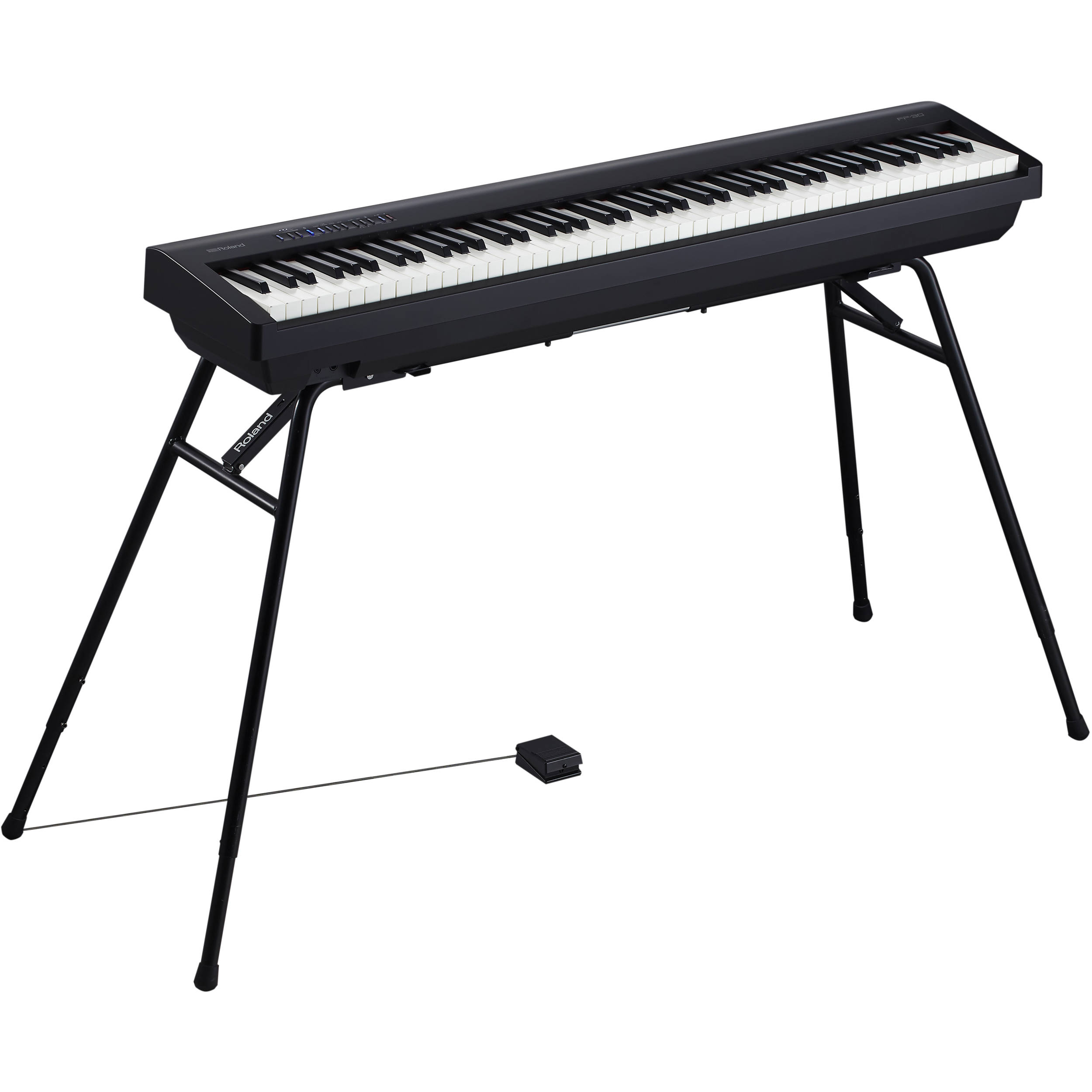 Roland Fp 30 Digital Piano Black Fp 30 Bk B H Photo Video