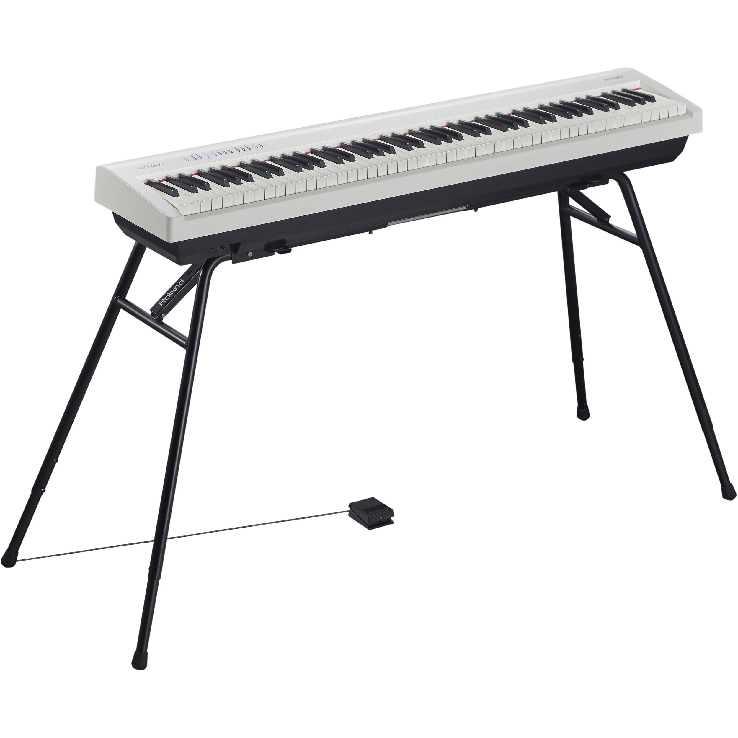 Roland Fp 30 Digital Piano White Fp 30 Wh B H Photo Video