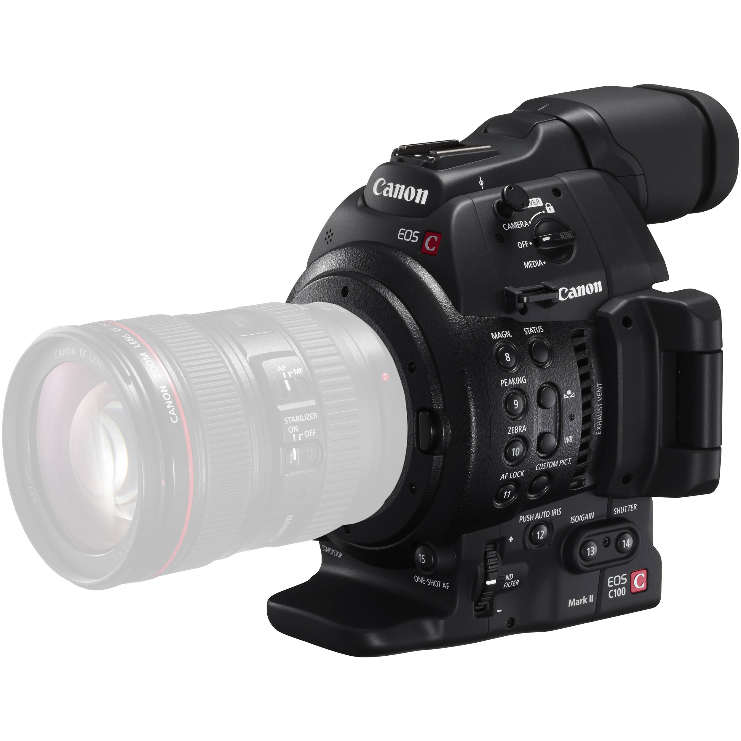 Canon C100 Mark Ii Cinema Eos Camera With Dual Pixel Cmos Af