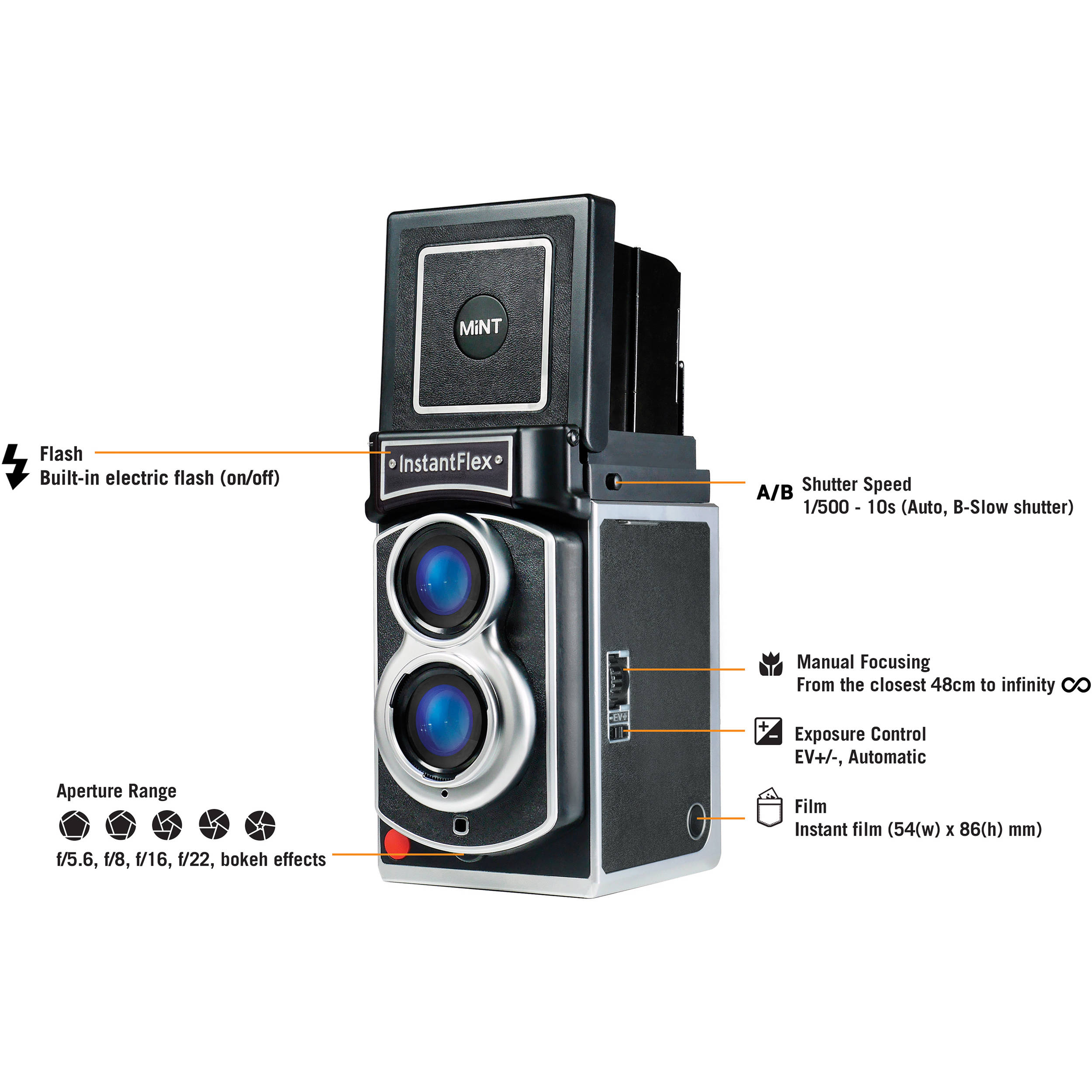 Mint Camera Instantflex Tl70 2 0 Instant Instantflex Tl70 2 0