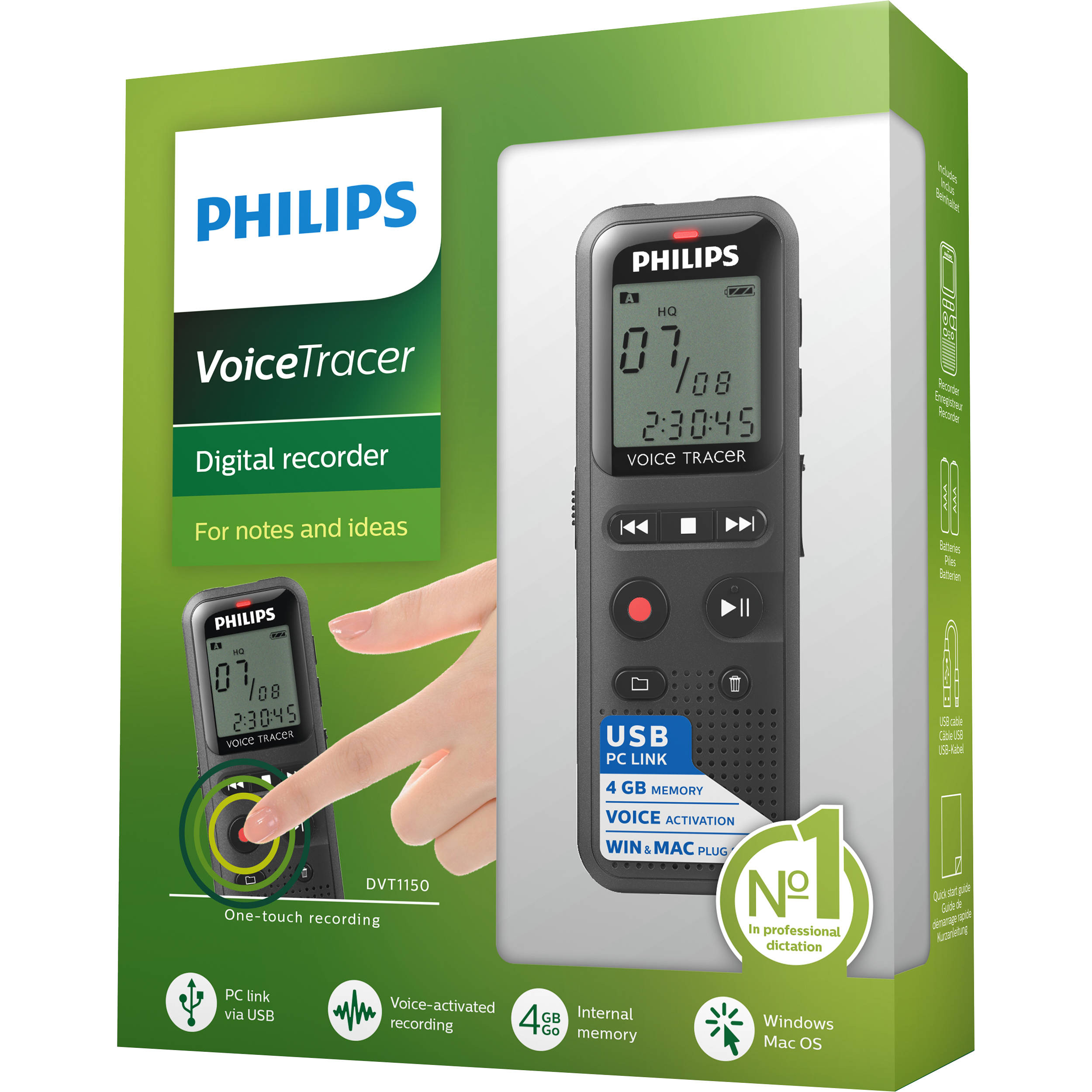 Mode Demploi Dictaphone Philips Voice Tracer Dvt1150