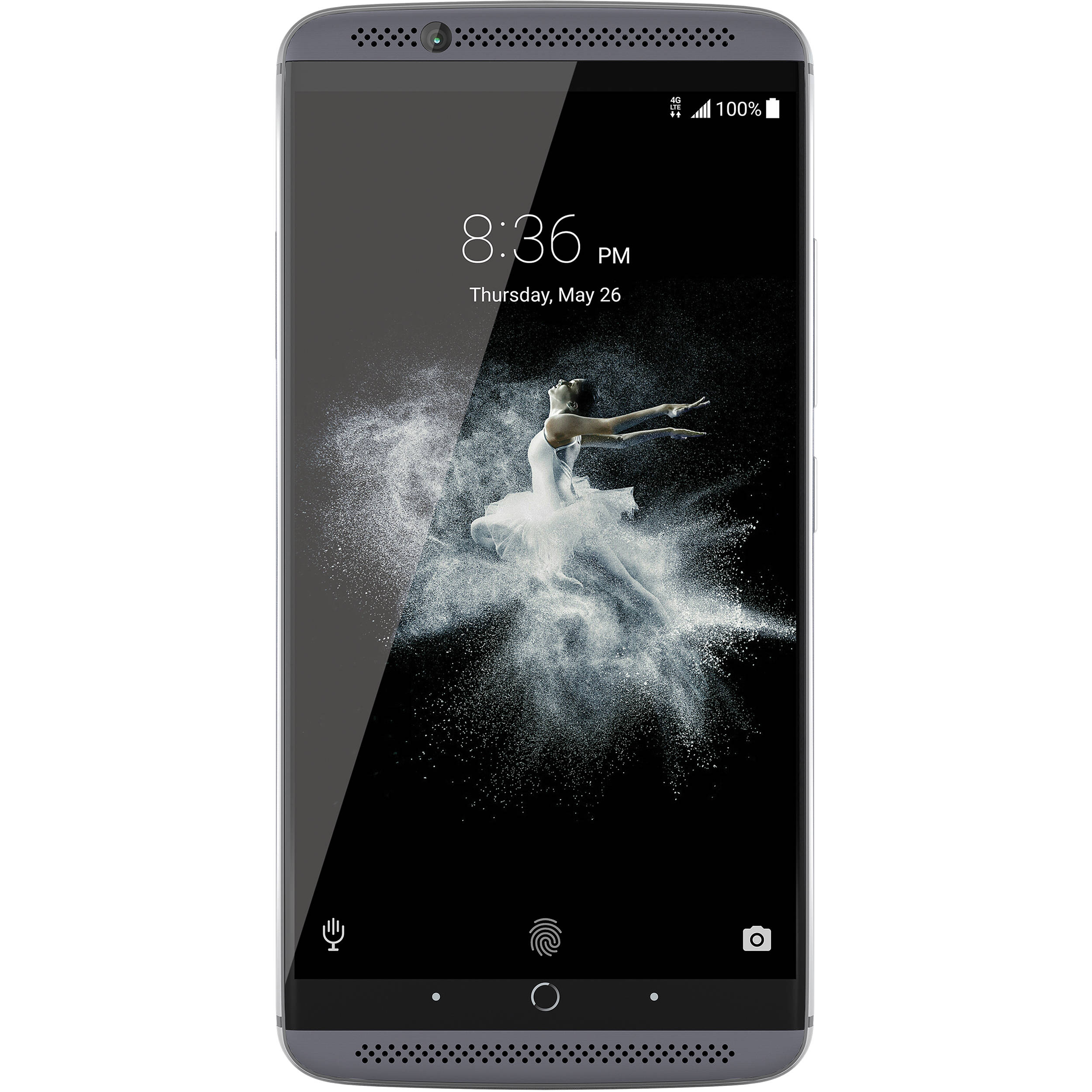 Zte Axon 7 64gb Smartphone Unlocked Quartz Gray g331 B H