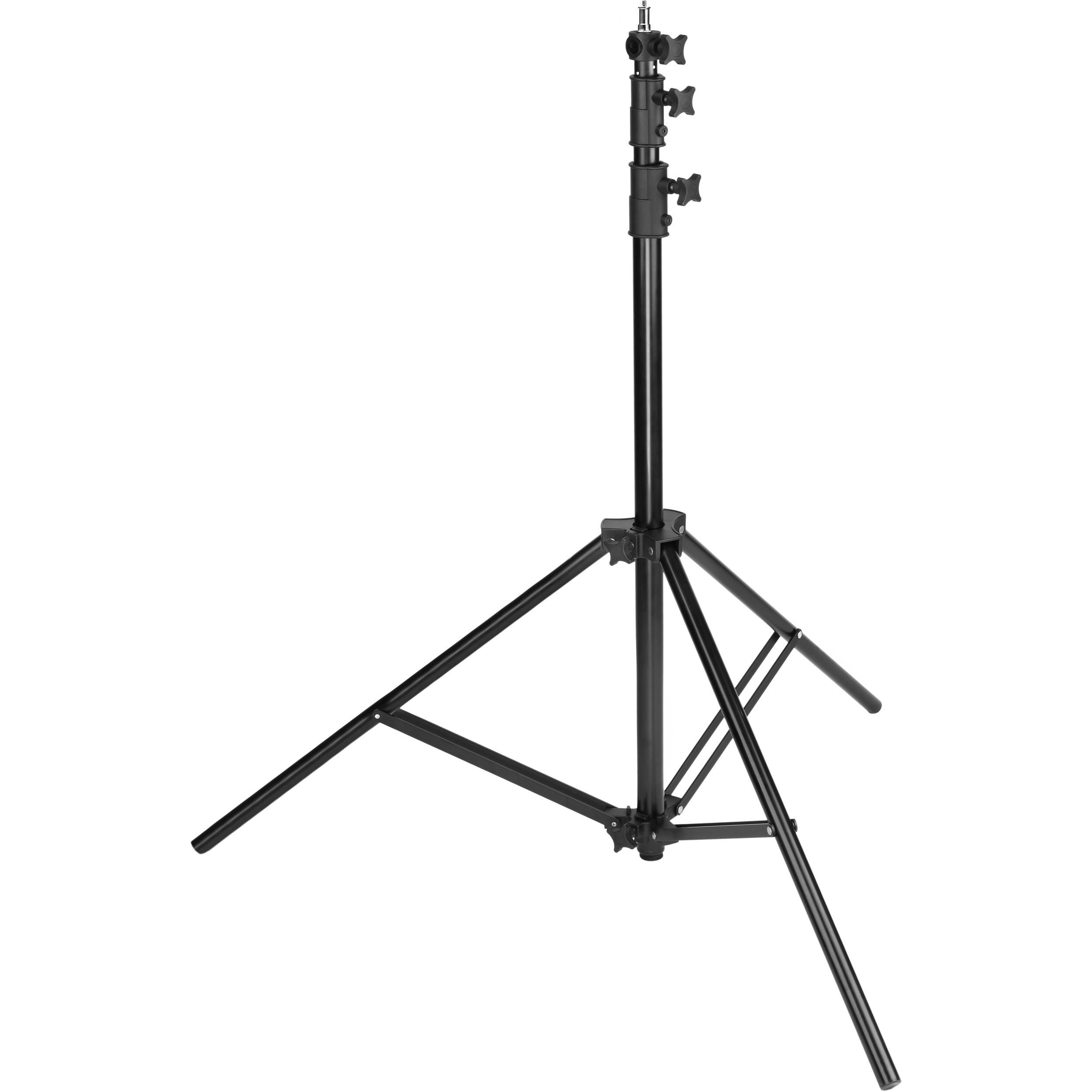 Impact Heavy Duty Air Cushioned Light Stand Black 9 5