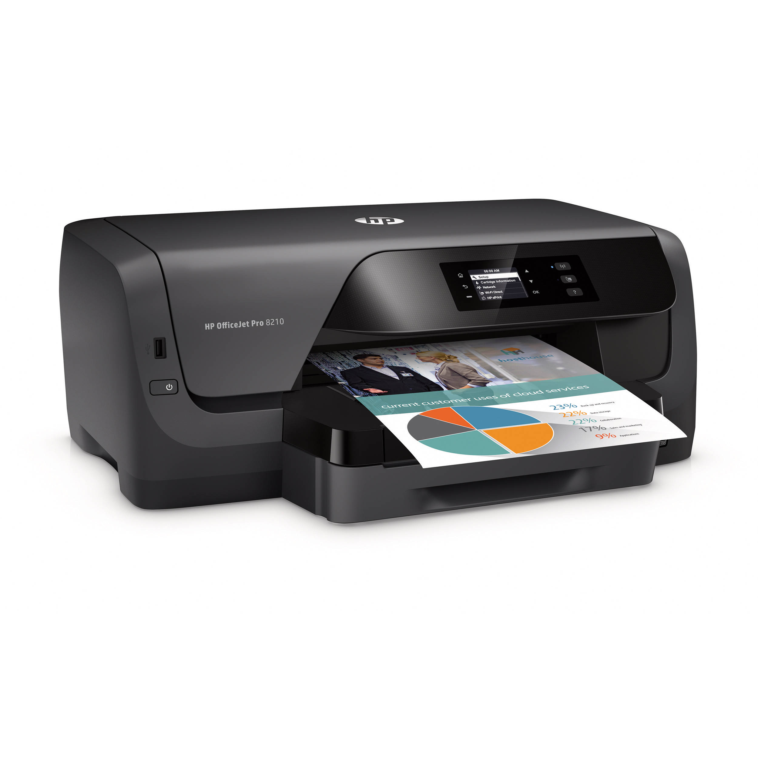 hp officejet pro 8210 wireless inkjet printer