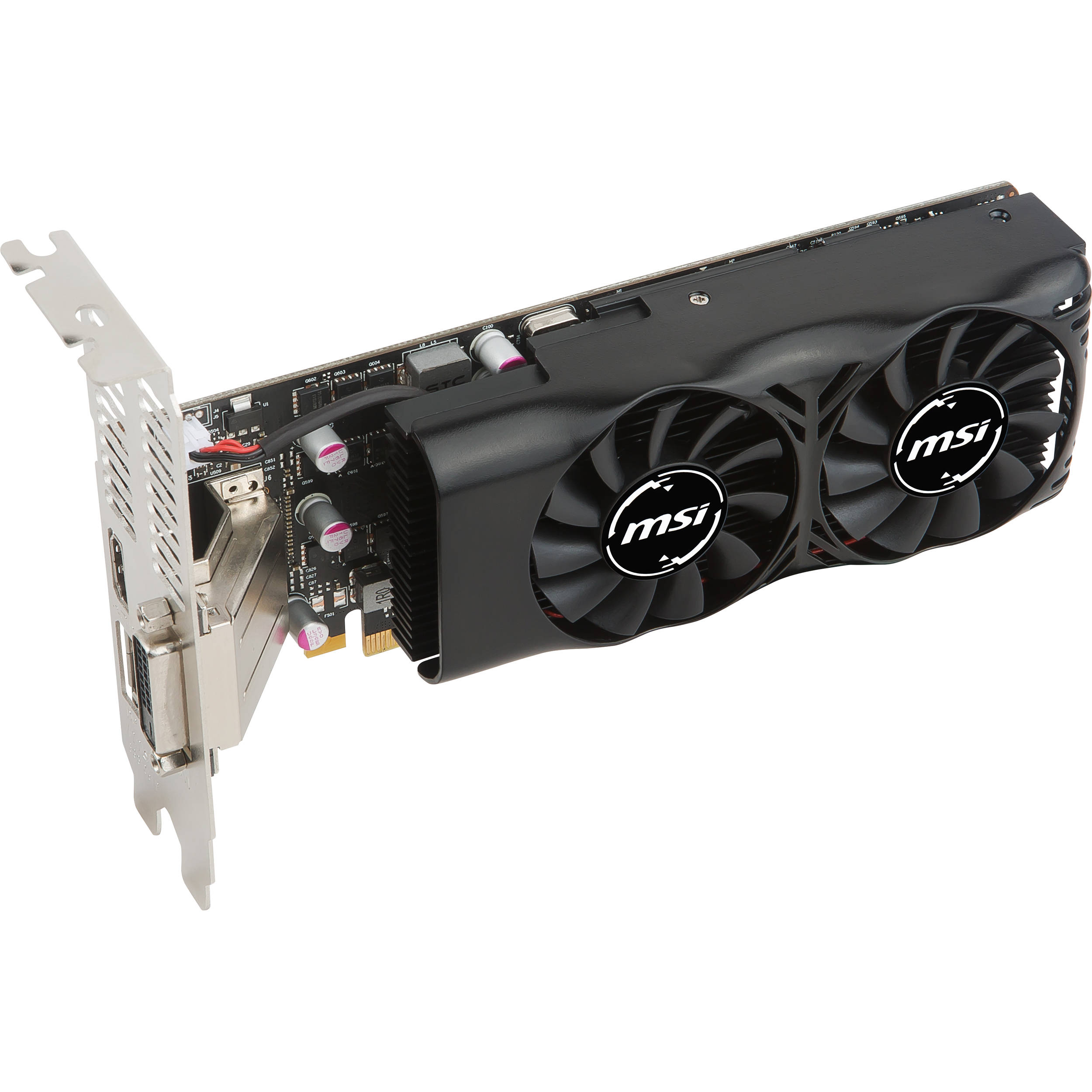 Msi Geforce Gtx 1050 2gt Low Profile Graphics Card