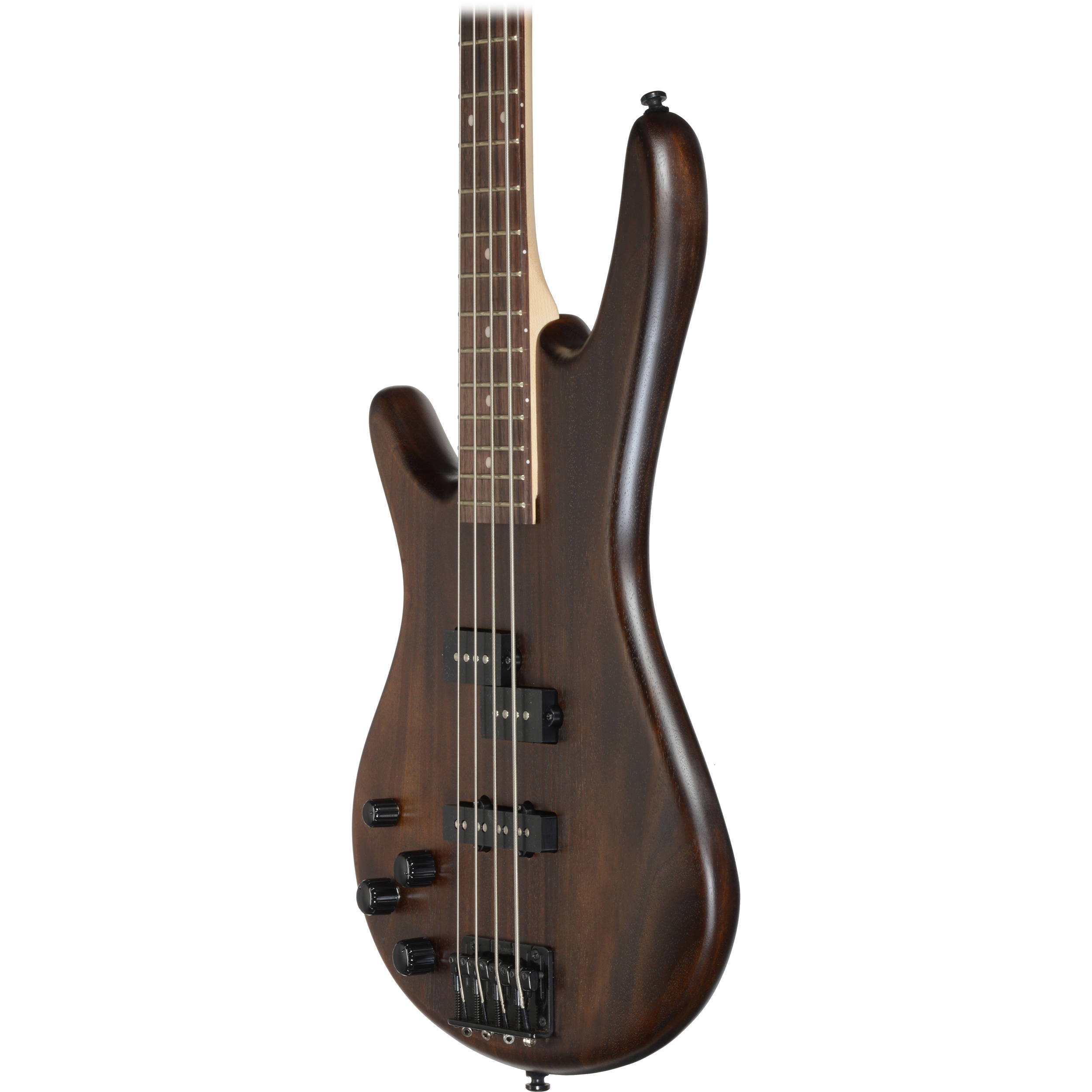 Walnut Flat Ibanez GSR 4 String Bass Guitar Left GSR200BLWNF