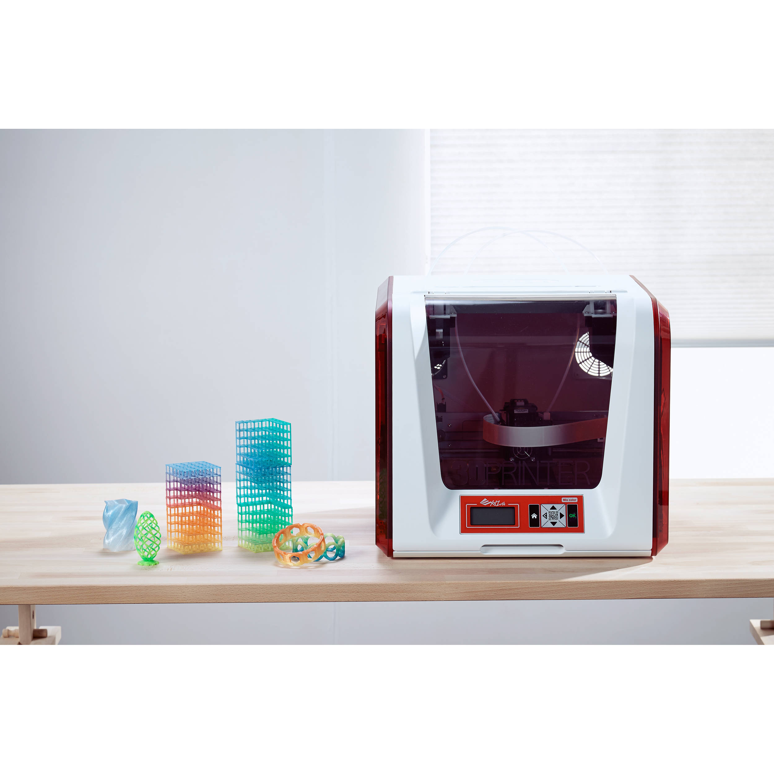 Xyzprinting Da Vinci Jr 2 0 Mix 3d Printer 3f2jwxus00d B H