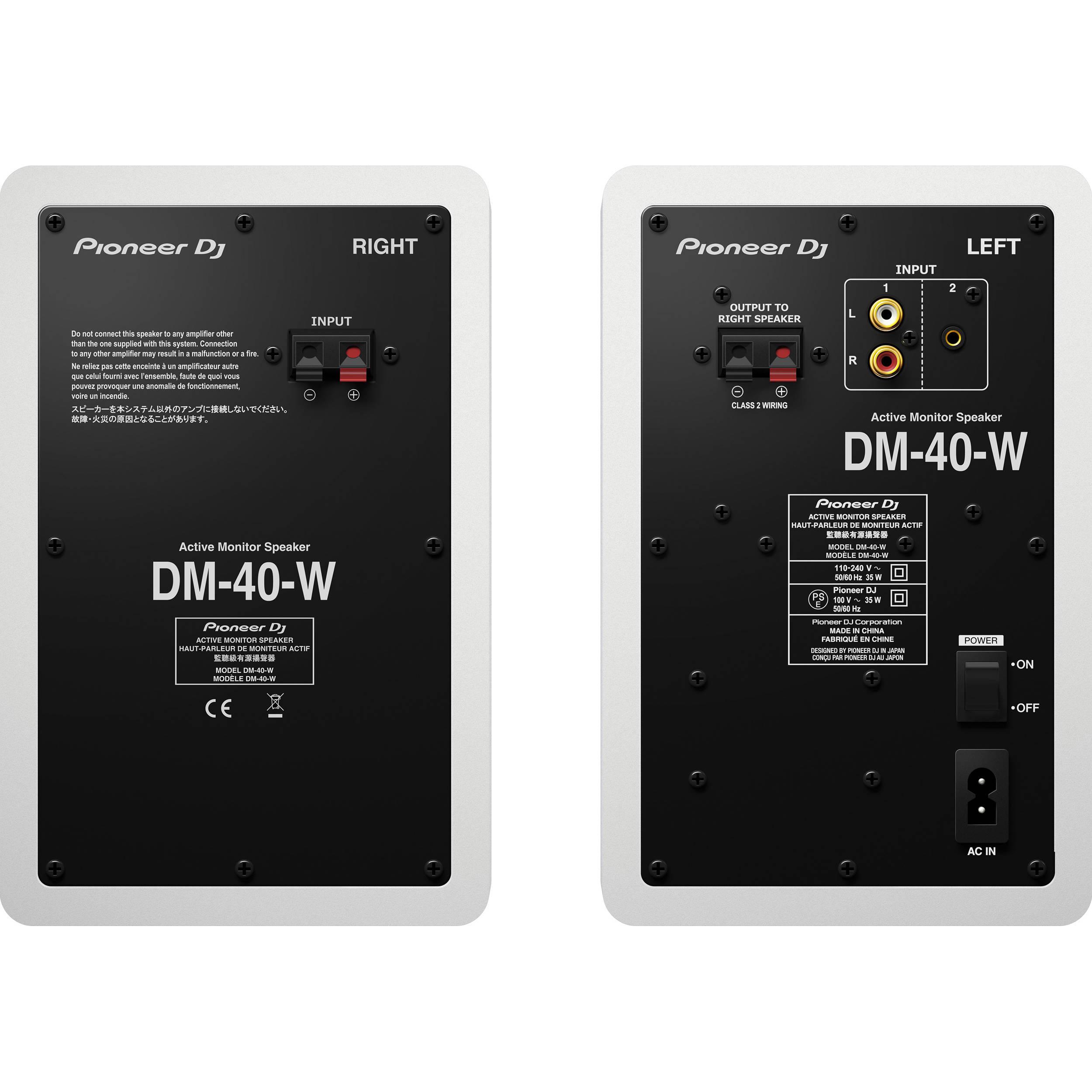 pioneer dm 40 dimensions