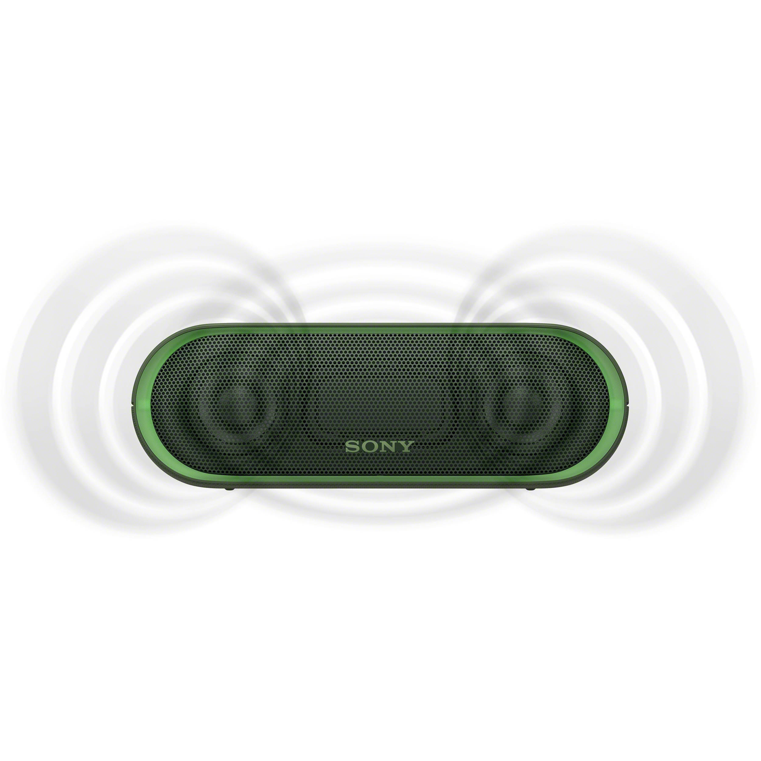 Sony Srs Xb Bluetooth Speaker Green Srsxb Grn B H Photo