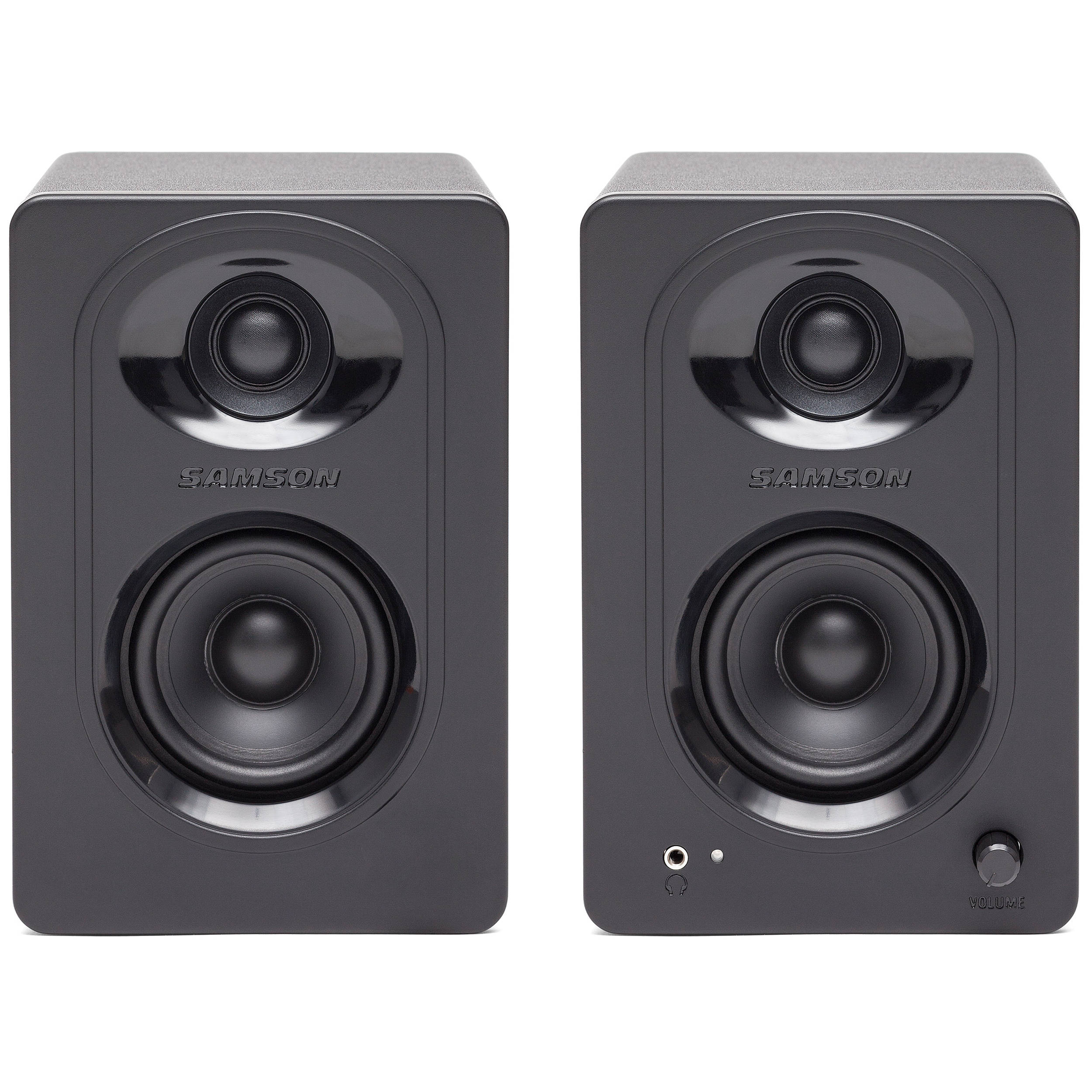 samson mediaone m30 powered studio monitors