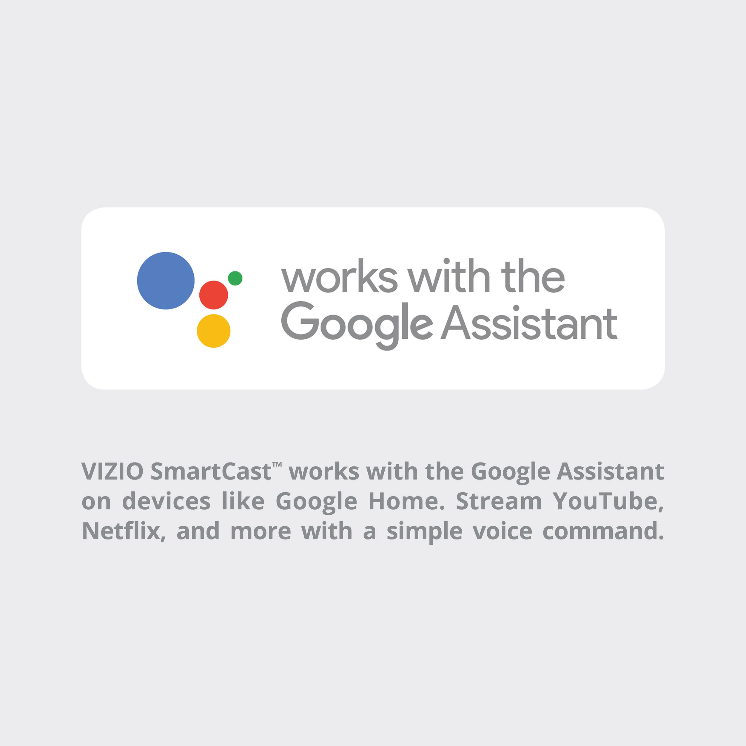 vizio smartcast google assistant