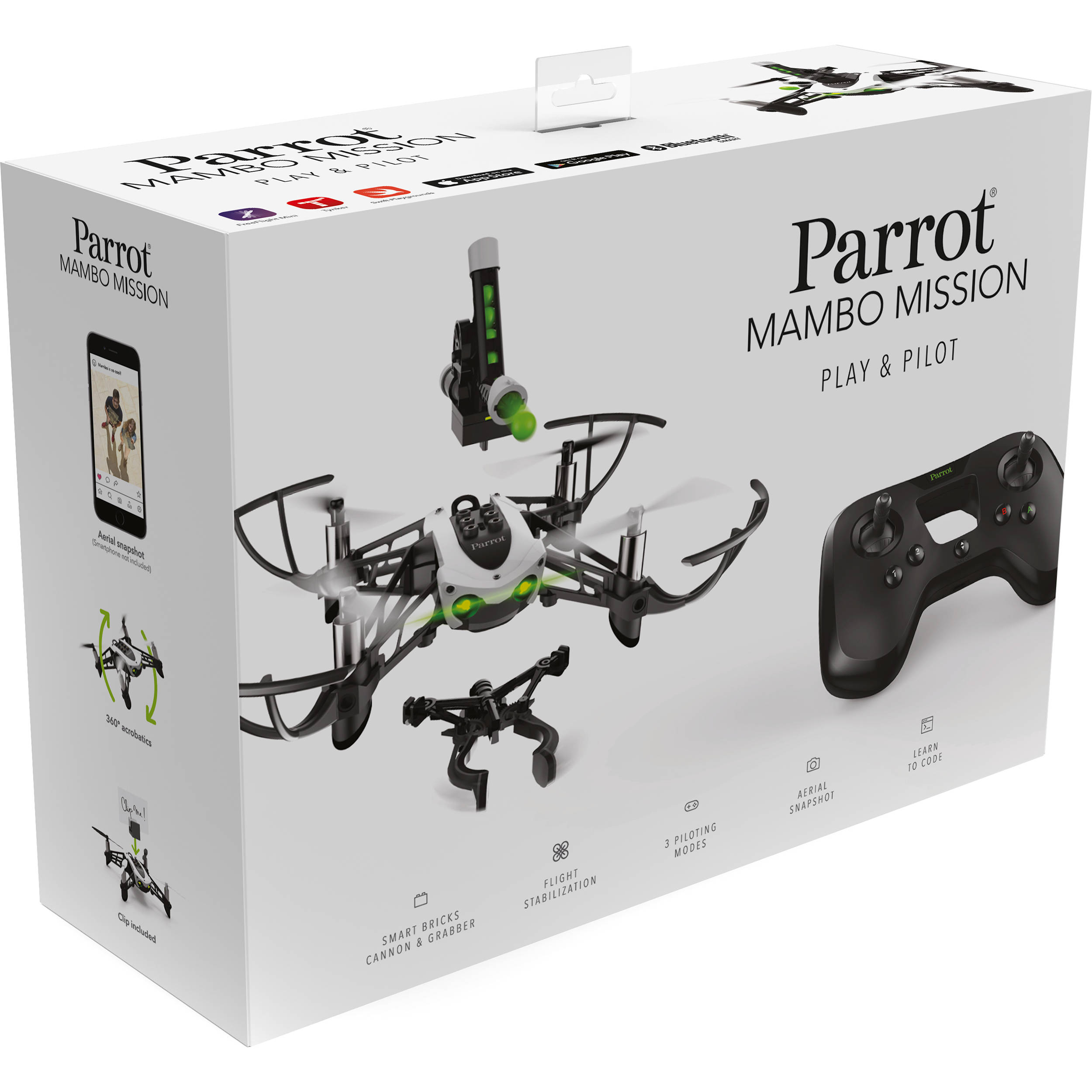parrot mambo fly video