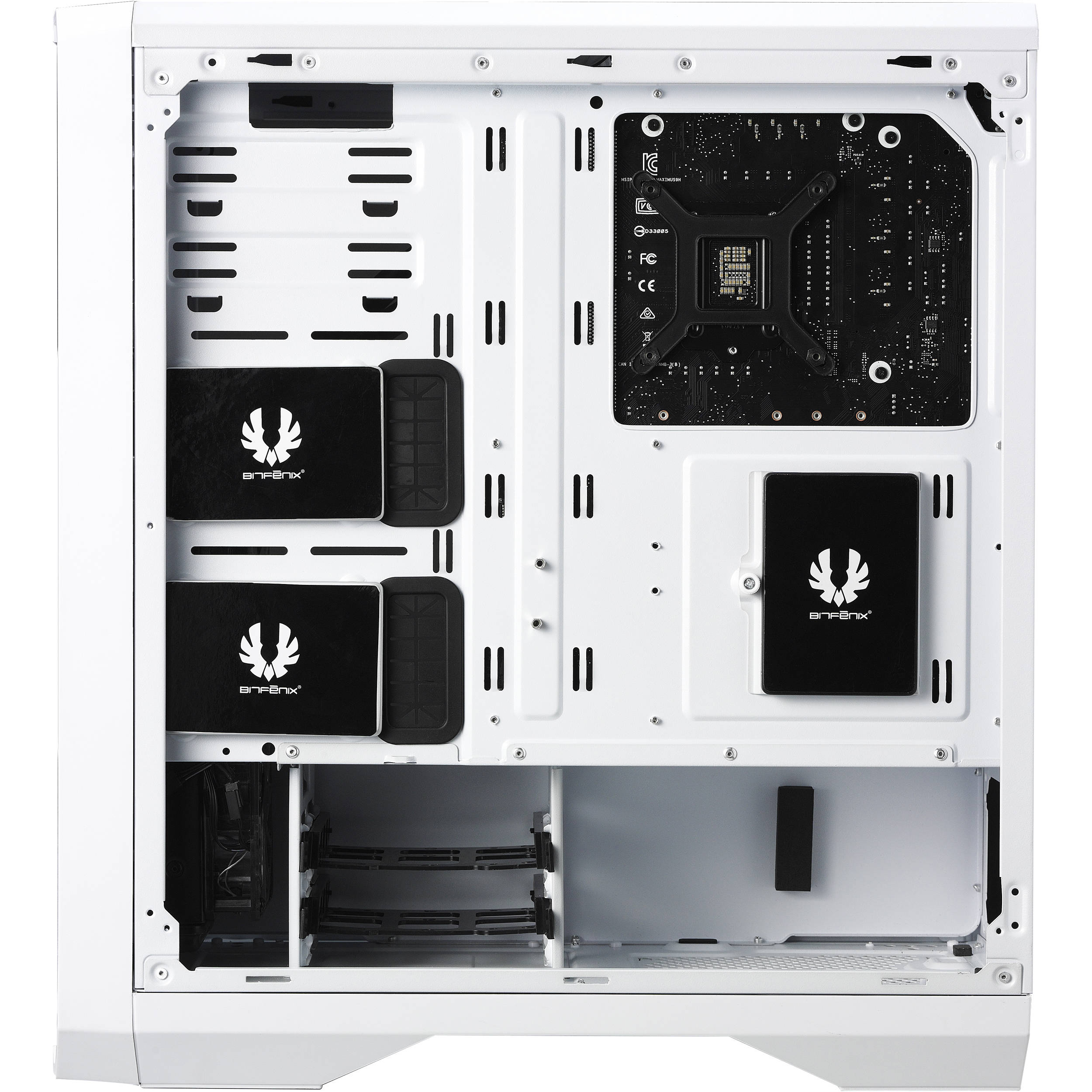 Bitfenix Enso 5 Bay Atx Mid Tower Chassis Bfc Ens 150 Wwwgk Rp