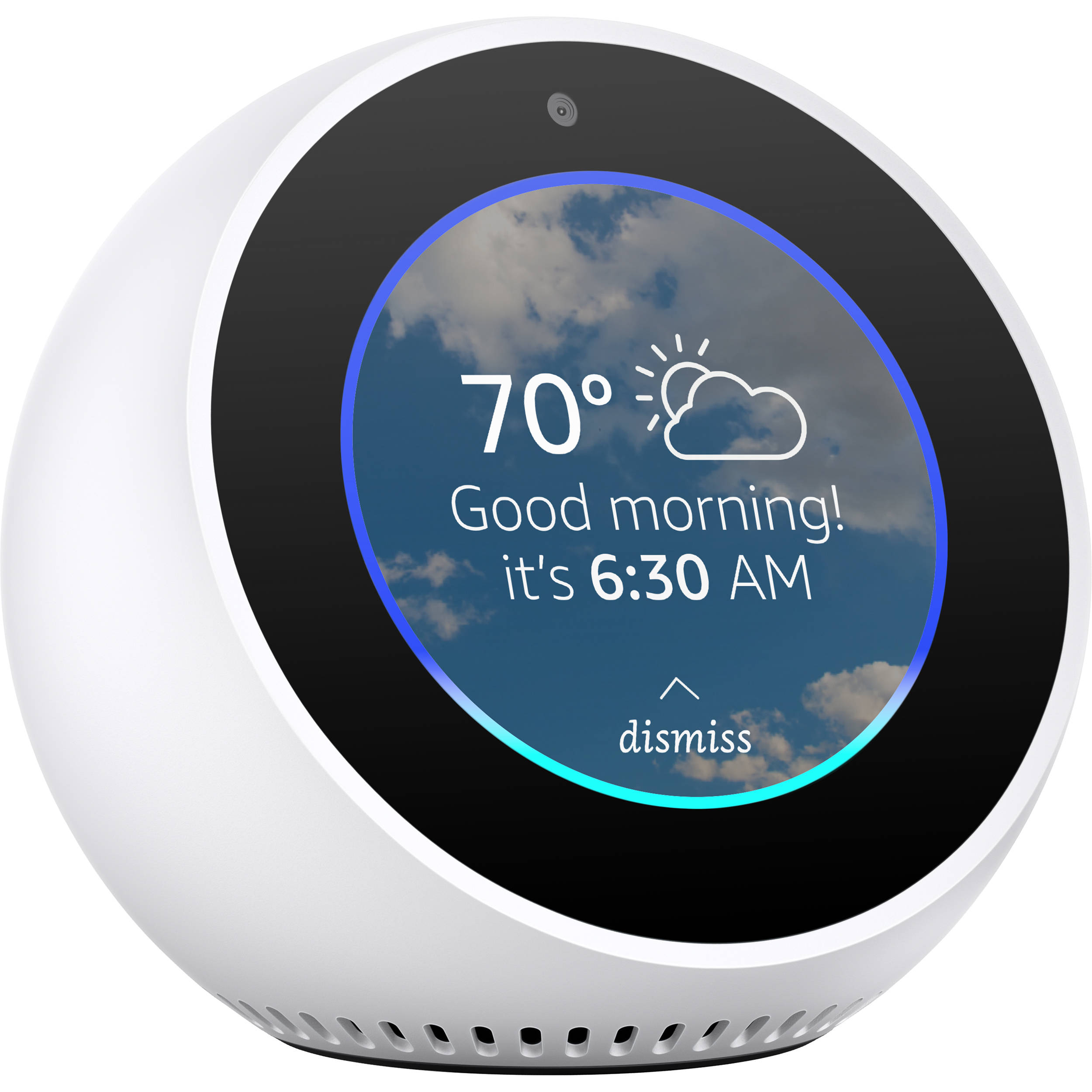 Amazon Echo Spot (White) B073SRJD46 B\u0026H 