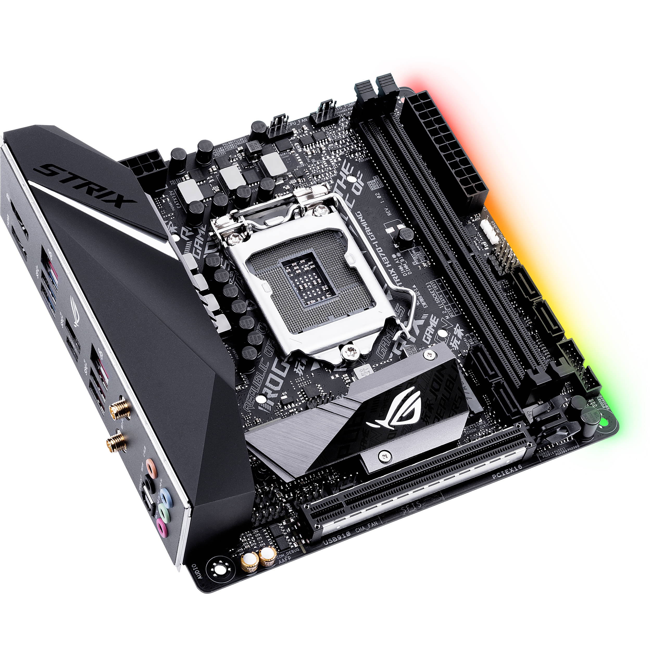 Asus Republic Of Gamers Strix H370 I Rog Strix H370 I Gaming B H