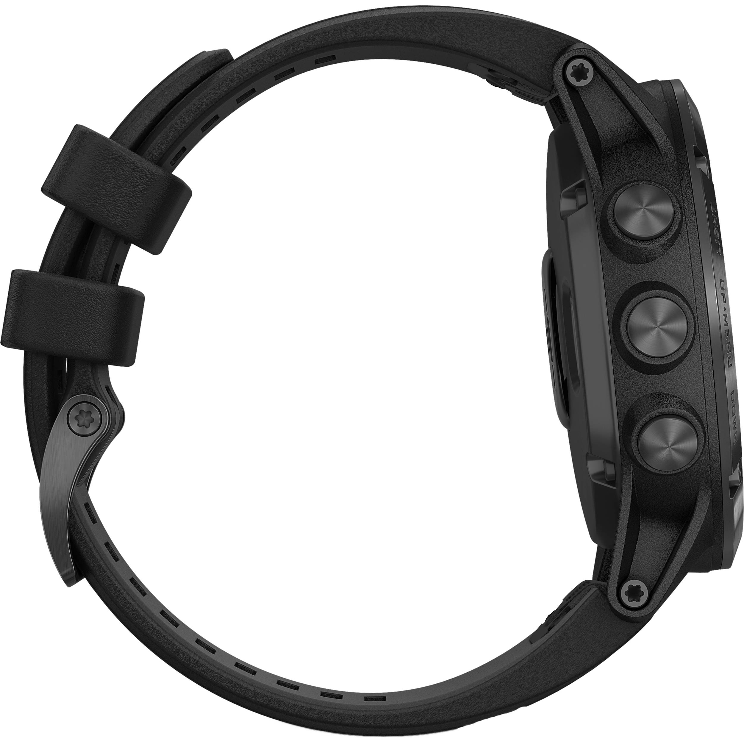 garmin fenix 5x plus sapphire edition black with black band