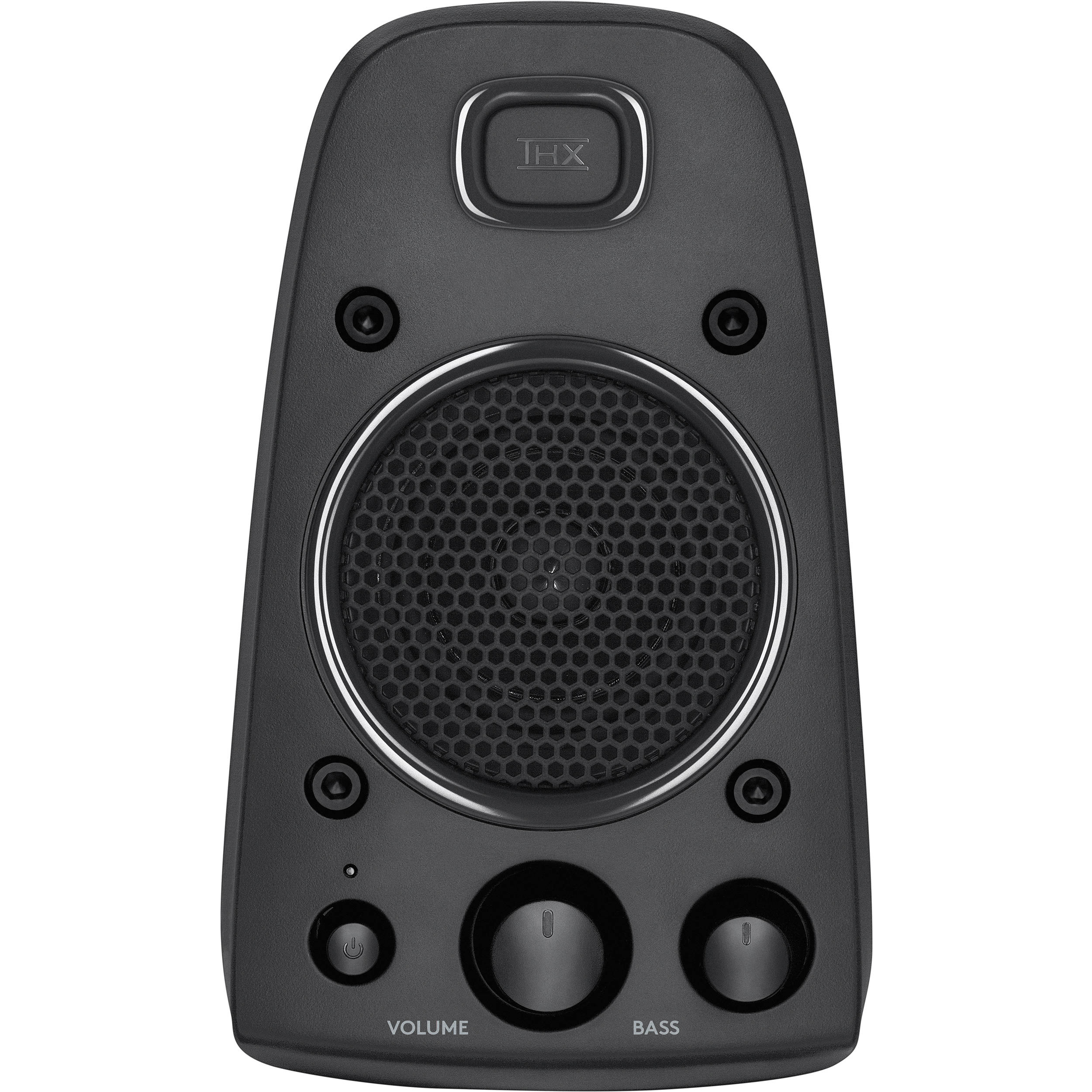 logitech z625 subwoofer size