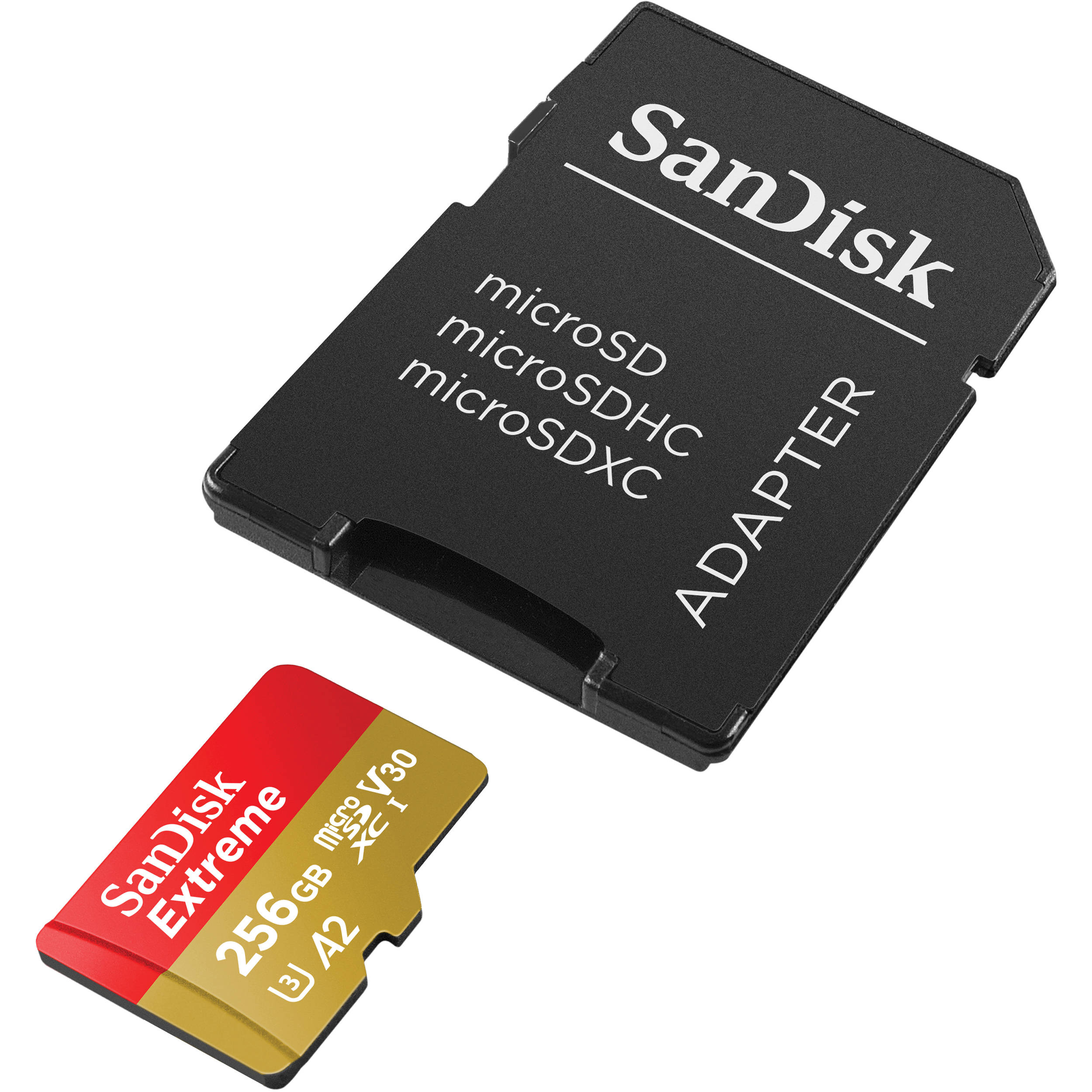 Sandisk 256gb Extreme Uhs I Microsdxc Memory Sdsqxa1 256g An6ma