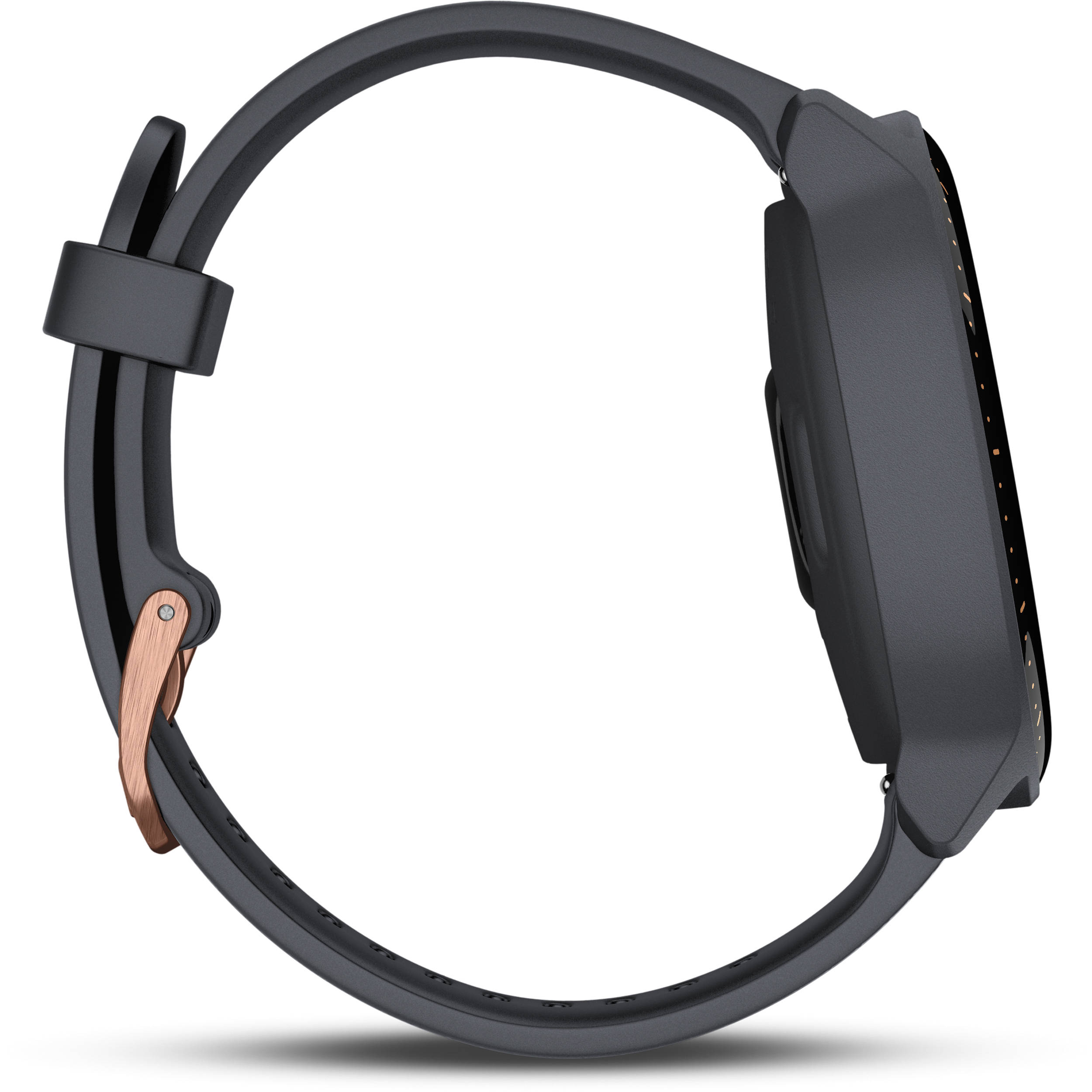 vivoactive 3 music granite blue with rose gold