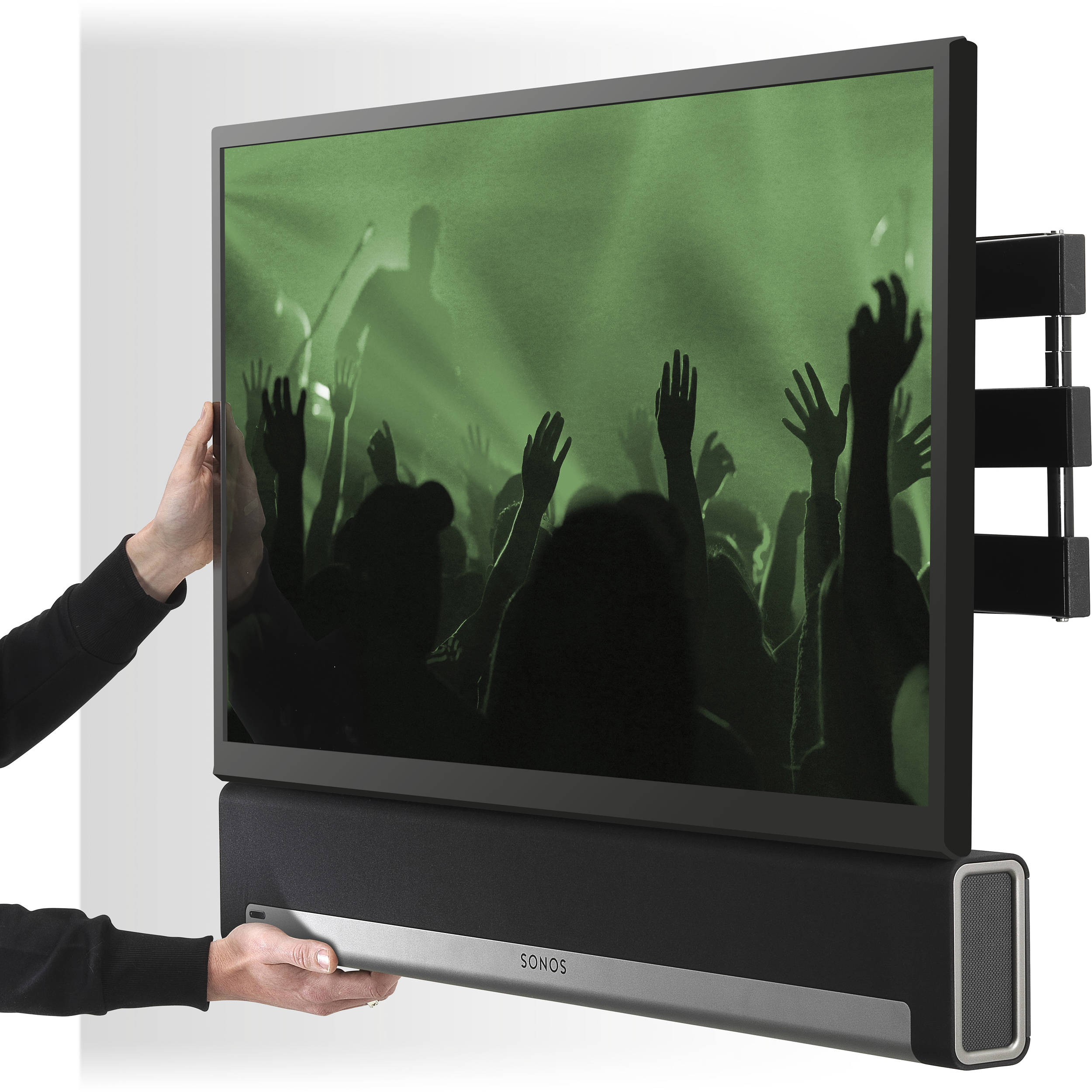 flexson cantilever mount for tv and beam