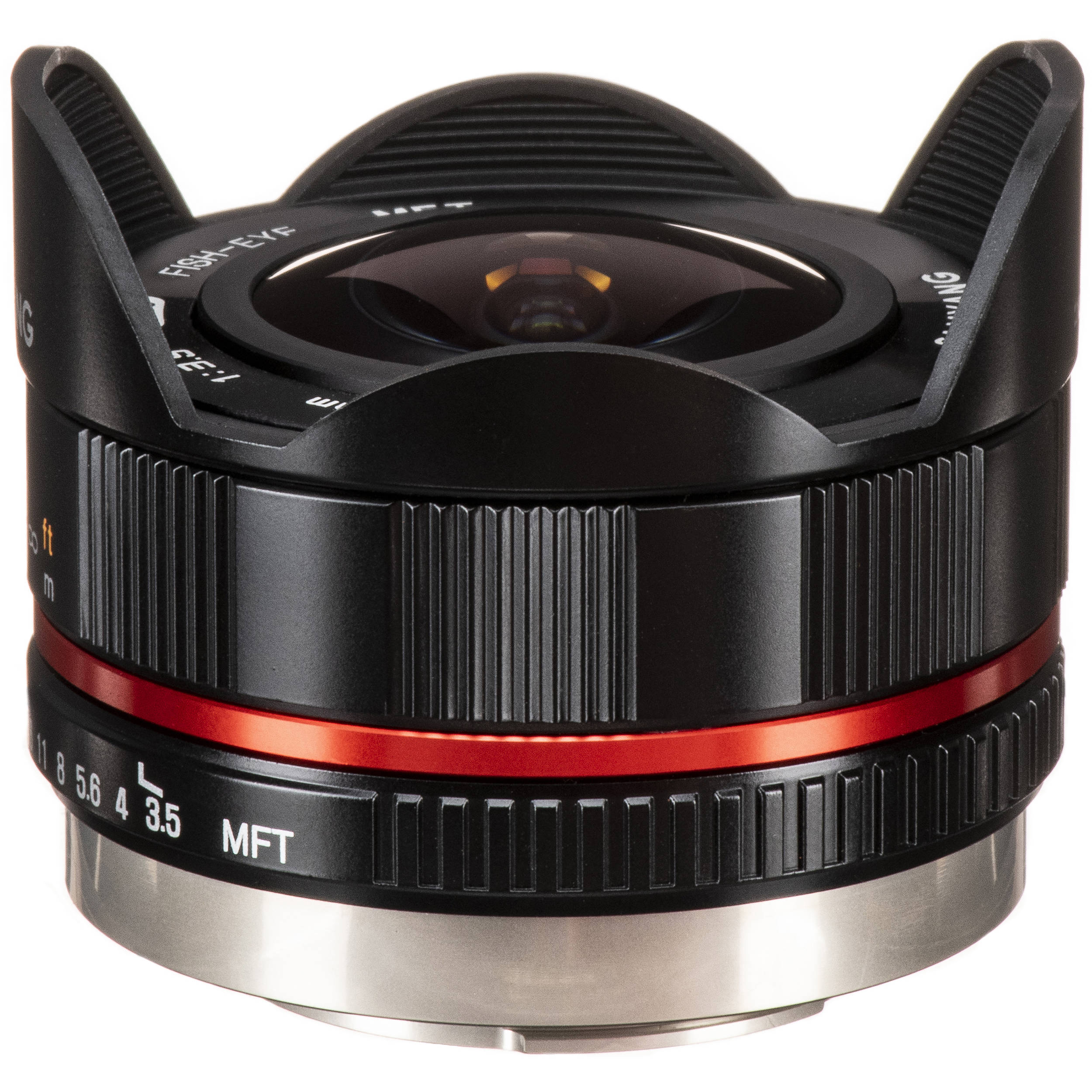 Samyang 7 5mm F 3 5 Umc Fisheye Mft Lens Black Sy75mft B B H