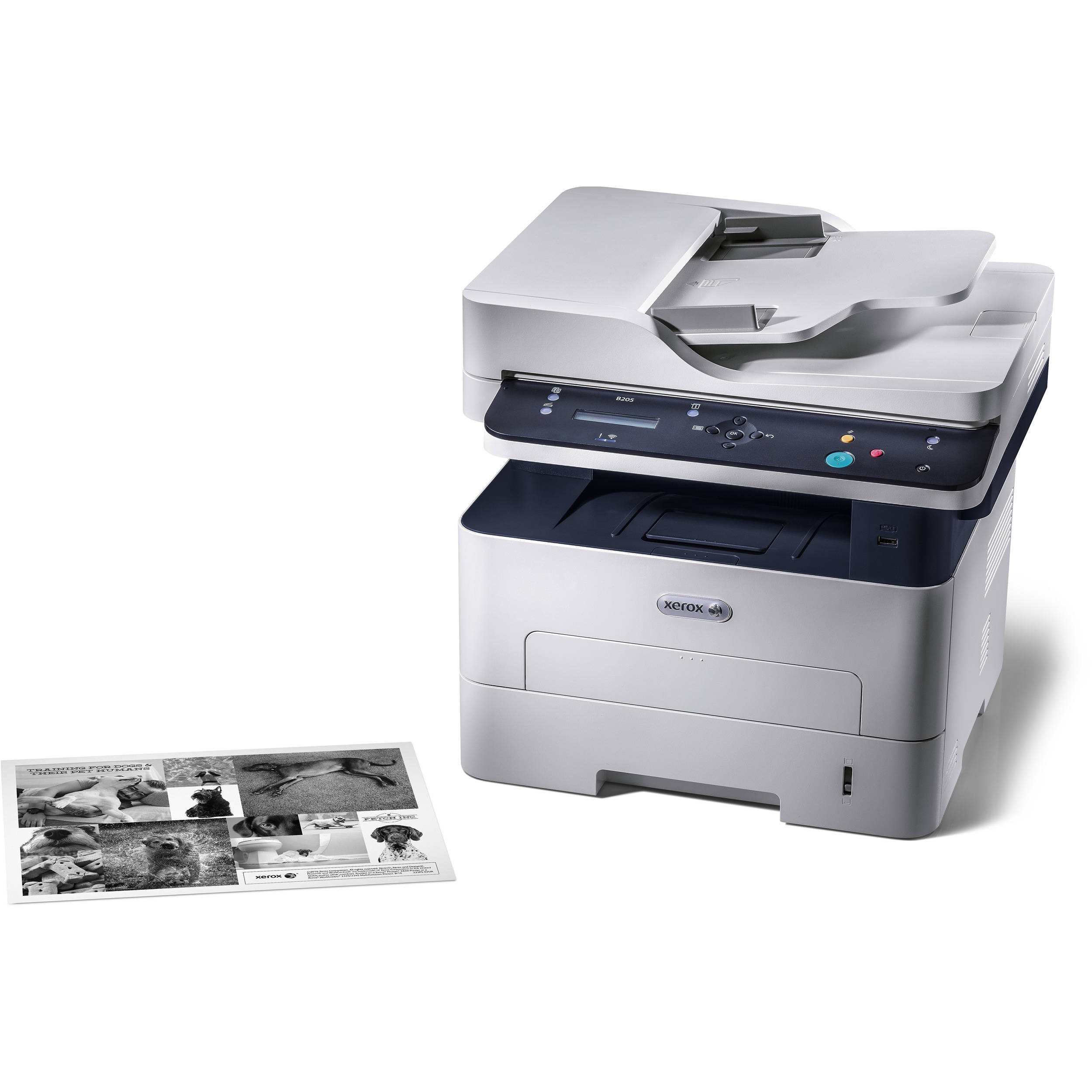 xerox b205 scan