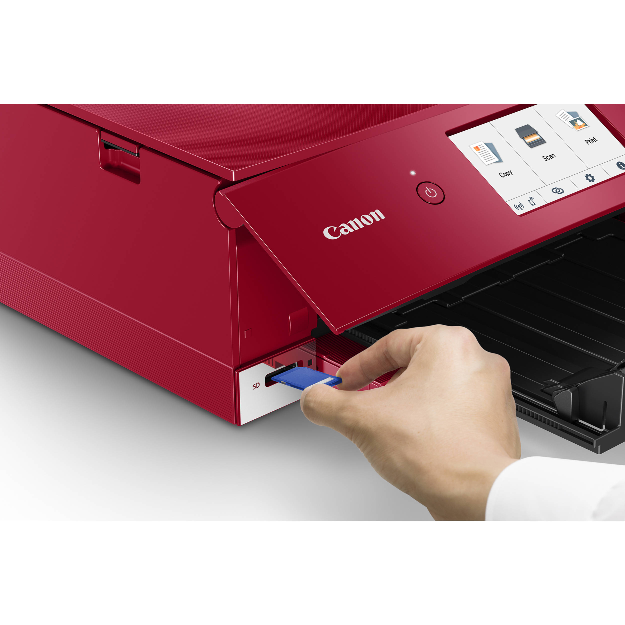 Scanner Copier Canon PIXMA TS8320 Inkjet Wireless Color Printer All In One Red