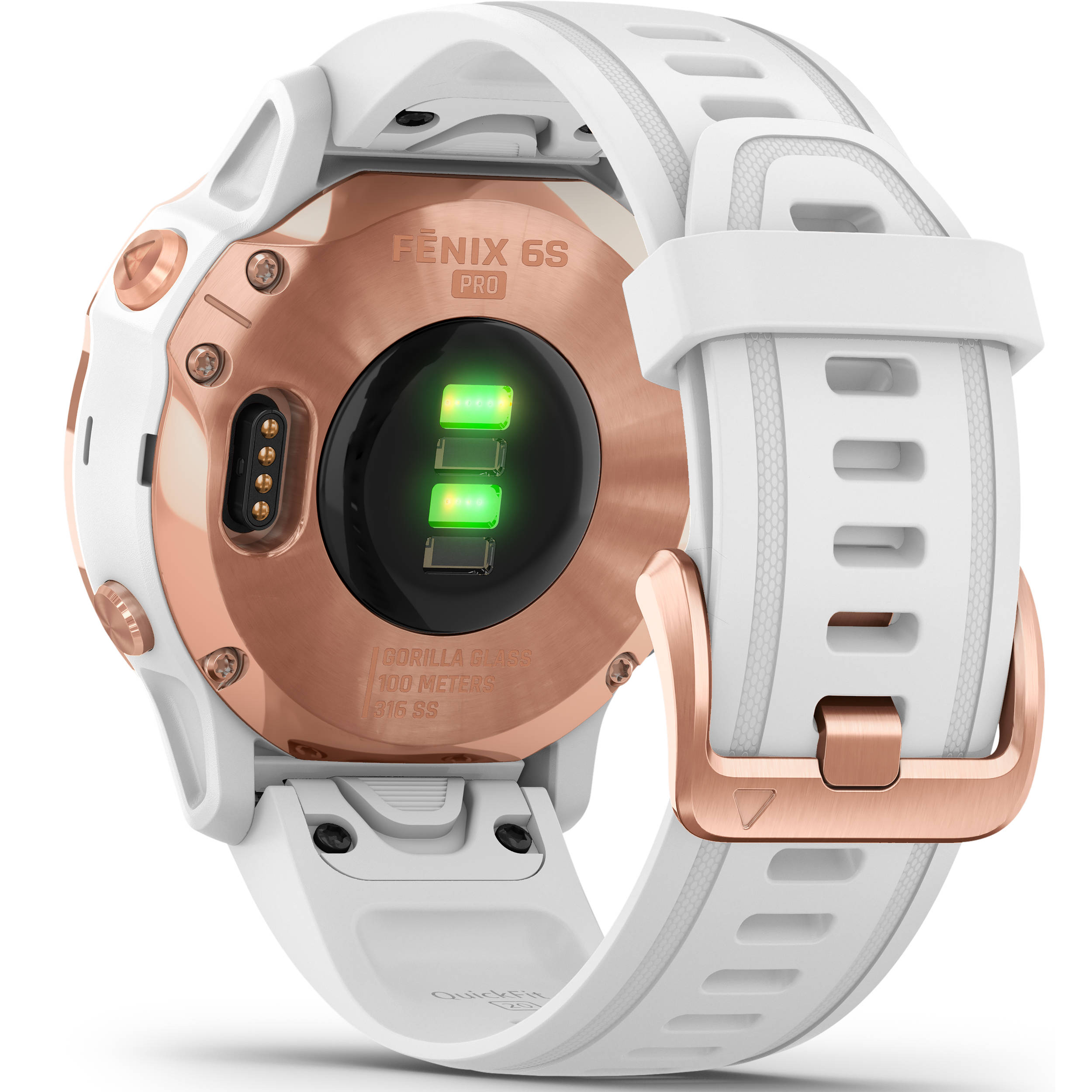 garmin fenix white rose gold