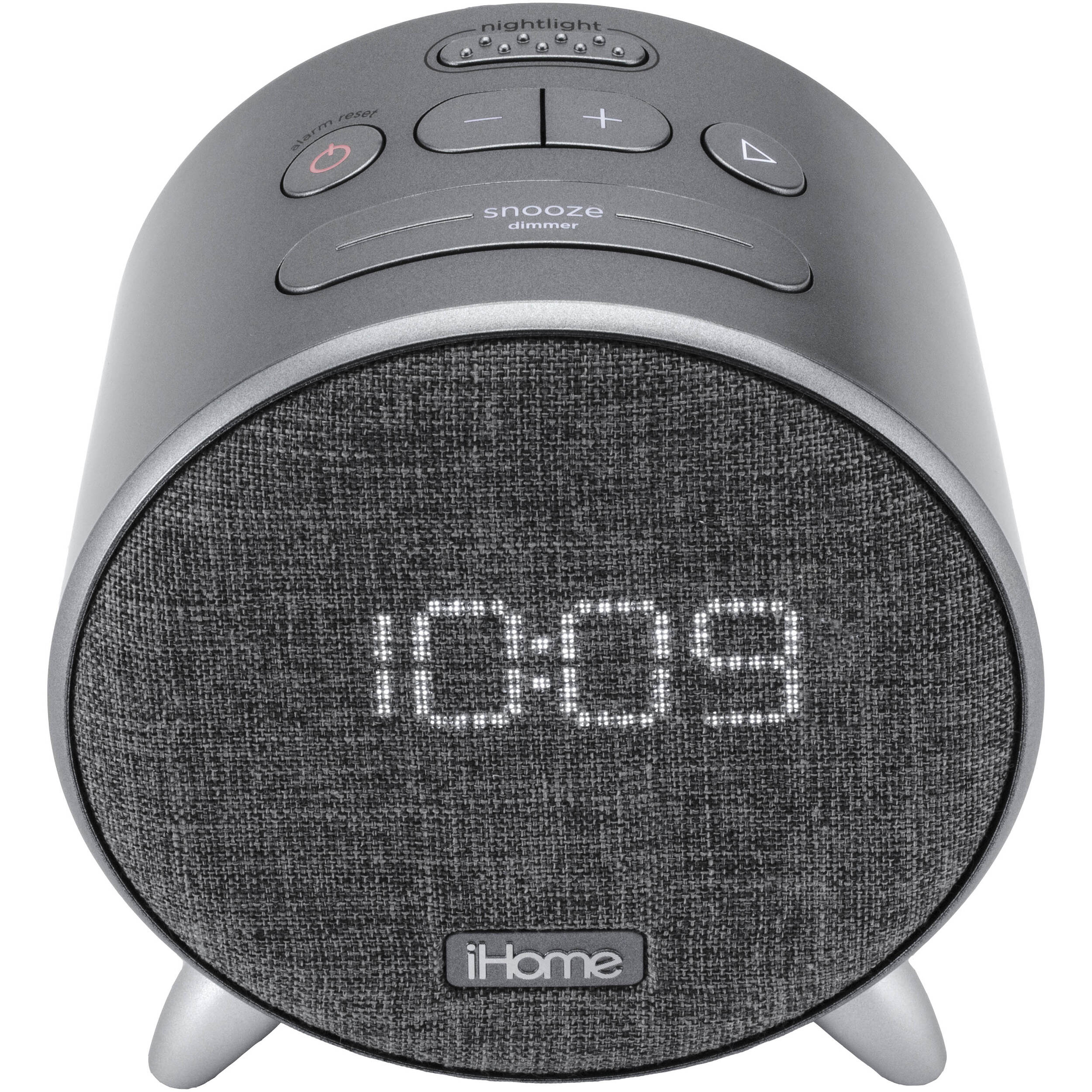 Ihome Ibt235 Bluetooth Alarm Clock With Dual Usb Charging