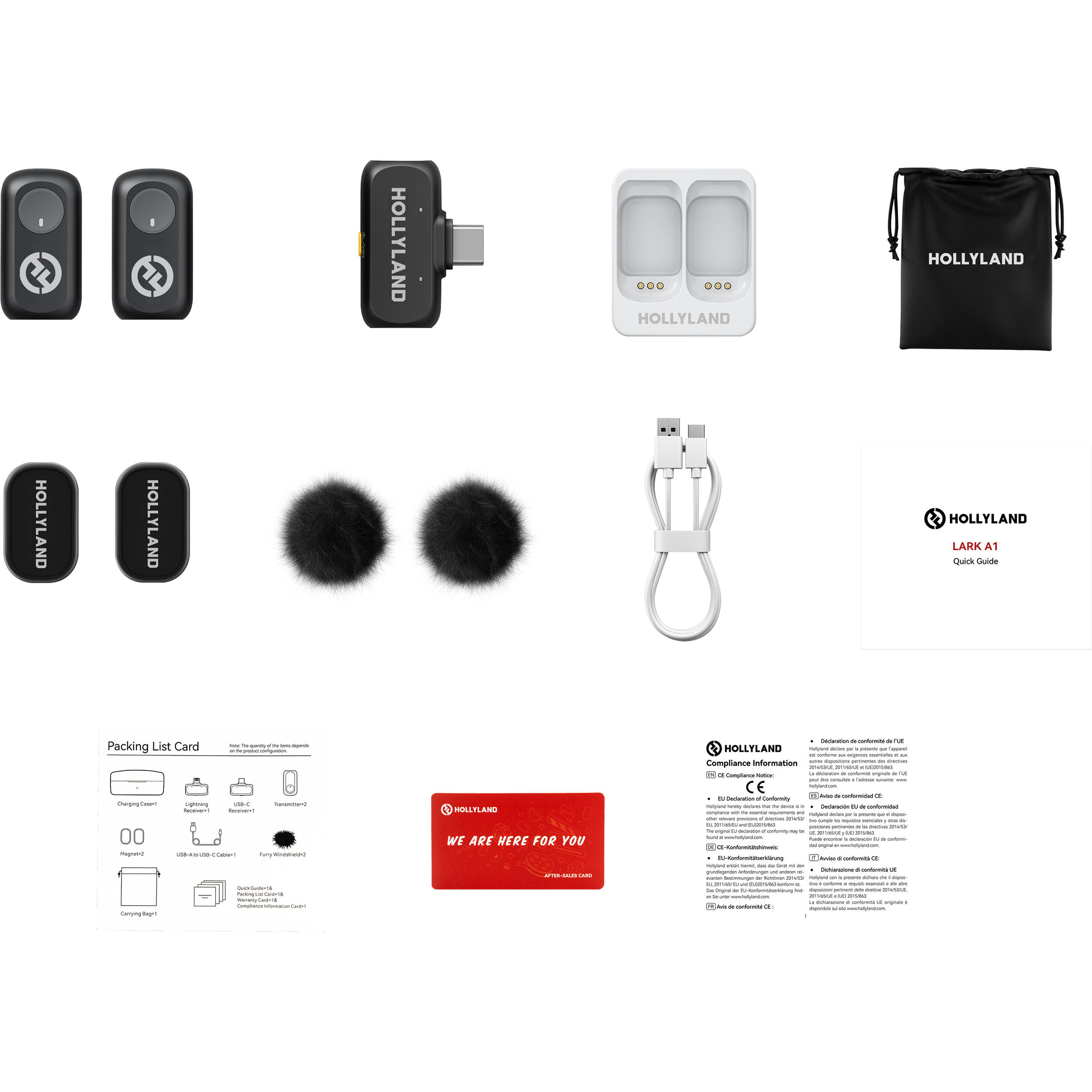 Micro không dây Hollyland Lark A1 Mini Duo (USB-C RX) | Chính hãn — ảnh 1
