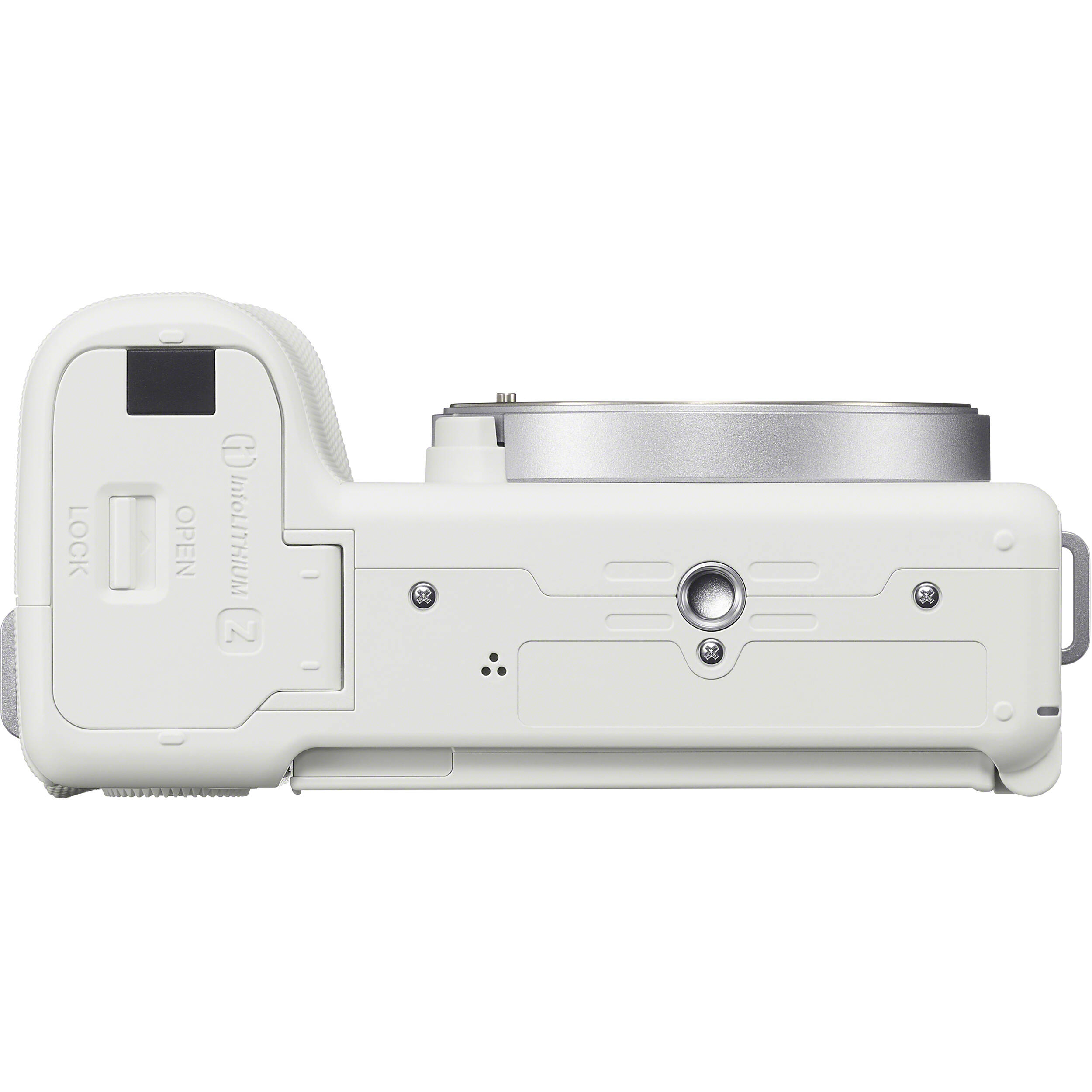 Mặt sau Sony ZV-E10 II — màn hình 3 inch cảm ứng lật vari-angle, joystick AF, nút Fn, dial điều khiển