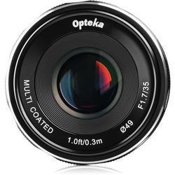 Opteka 35mm f/1.7 Lens for Canon EF-M