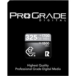 ProGrade Digital 325GB CFexpress 2.0 Type B Cobalt Memory Card 