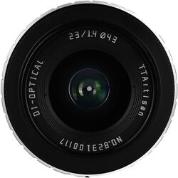 TTArtisan 23mm f/1.4 Lens for Canon EF-M (Black & Silver)