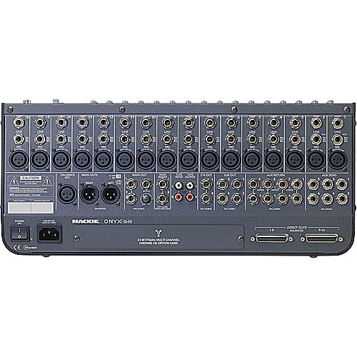 Mackie Onyx 1640 16 Channel 4 Bus Analog Recording Onyx 1640