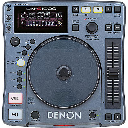 Denon DJ DN-S1000 - Compact Portable DJ CD/MP3 Player DN-S1000