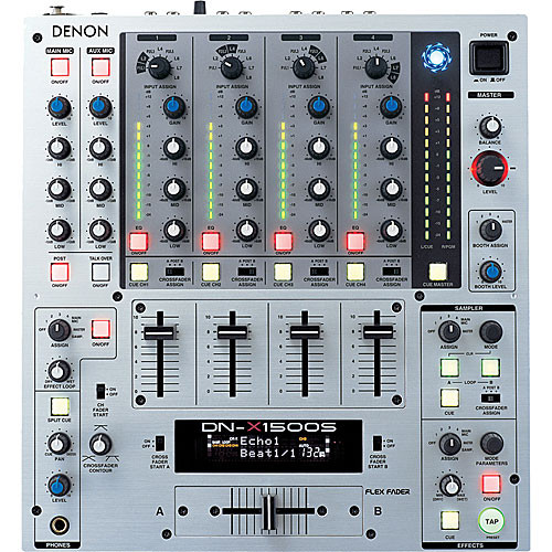 Denon DJ DN-X1500S 4-Channel DJ Mixer DN-X1500S B&H Photo Video