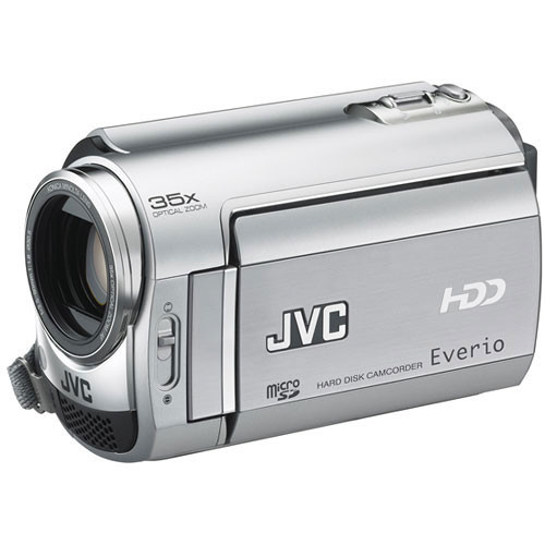 JVC GZ-MG330 Everio Hybrid 'PAL' Camcorder (Silver) GZ-MG330HE