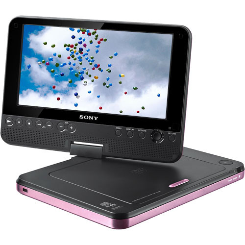 Sony DVP-FX820P Portable 8 DVD Player (Pink) DVPFX820/P B&H