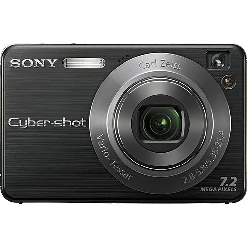 Sony Cyber-shot DSC-W120 Digital Camera (Black) DSCW120/B B&H