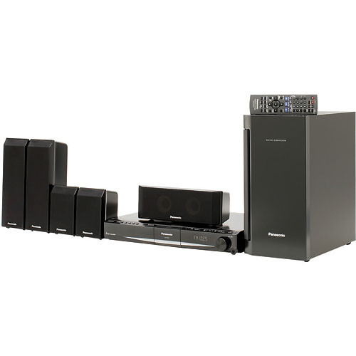 panasonic home theater 5.1 speakers & subwoofer pt660