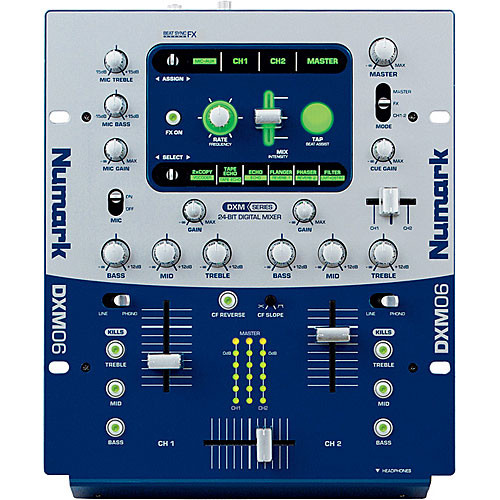 Numark DXM-06 - 2 Channel DJ Mixer DXM06 B&H Photo Video