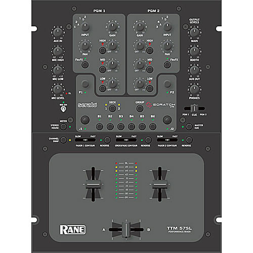 Rane TTM-57SL Two Channel DJ Mixer and USB Interface TTM 57SL