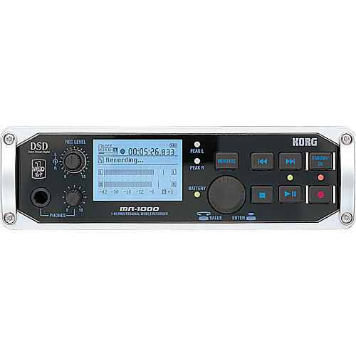 Korg MR-1000 - 1-Bit Professional Digital Mobile Recorder MR1000