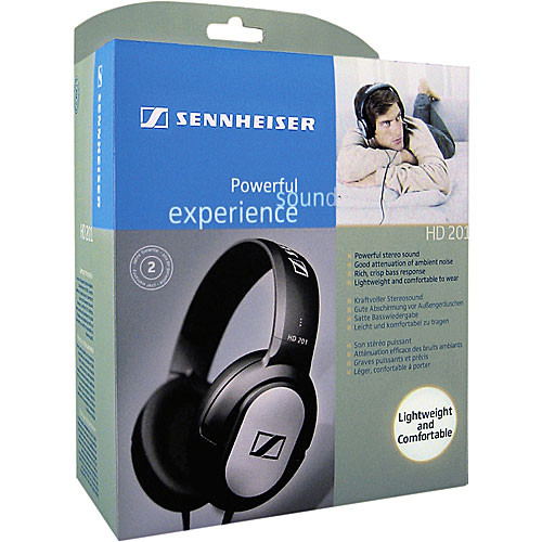 Sennheiser HD-201 Lightweight Over Ear Headphones (Discontinued by  Manufacturer)