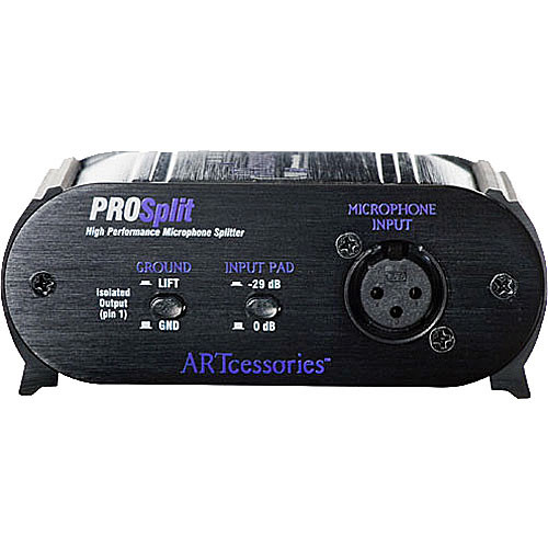 ART ProSplit Two Way Microphone Signal Splitter PROSPLIT B H