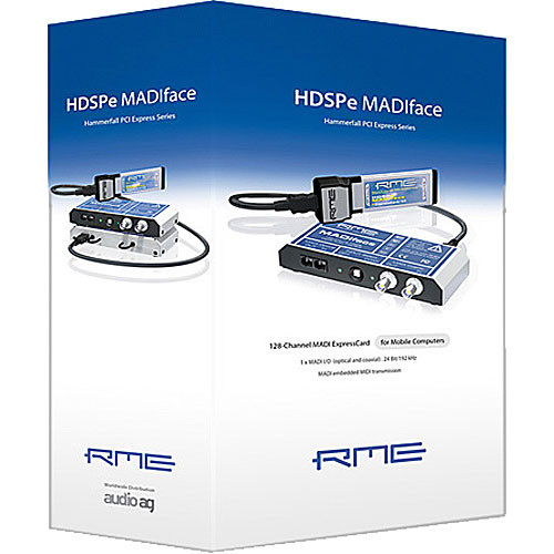 RME HDSPe MADIface - 128-Channel Interface for Laptops