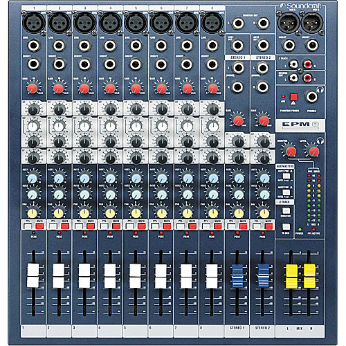 Soundcraft EPM 8 - 8 Mono + 2 Stereo Audio Console