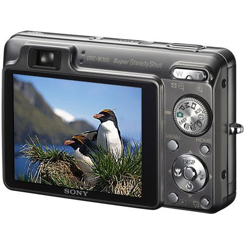 Sony Cyber-shot DSC-W300 Digital Camera (Black) DSCW300 B&H
