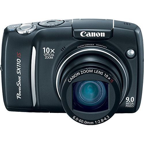 Canon PowerShot SX110 IS Digital Camera (Black) 3190B001 B&H